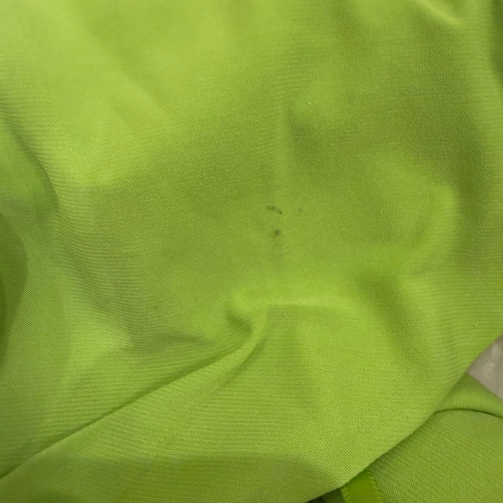 Mac Duggal 27110 Size 6 Bright Lime Neon Green Cutout Twist Open Back Maxi Dress - Picture 9 of 9